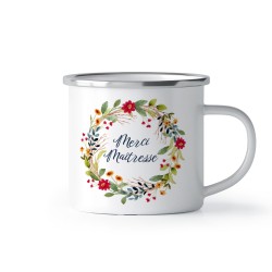 Tasse maille  personnaliser - Merci Matresse Couronne. n1