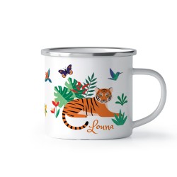 Tasse maille  personnaliser - Tigre. n1