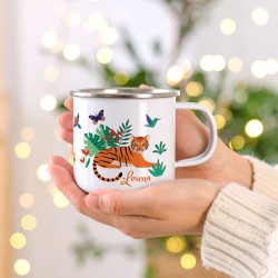 Tasse maille  personnaliser - Tigre. n3