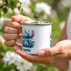Tasse maille  personnaliser - Stitch. n2