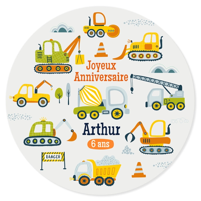 Fotocroc  personnaliser - Engins de chantier 