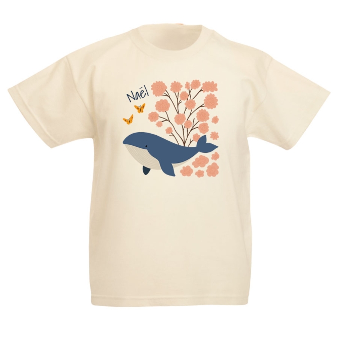 T-shirt  personnaliser - Baby Baleine 