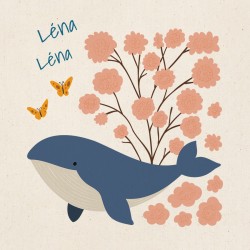Tote bag  personnaliser -Baby Baleine. n3