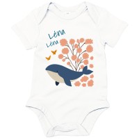 Body bb  personnaliser - Baby Baleine