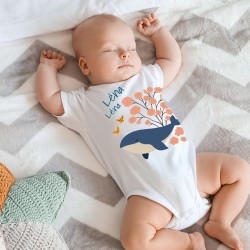 Body bb  personnaliser - Baby Baleine. n1