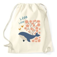 Sac d'activits  personnaliser - Baby Baleine