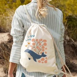 Sac d activits  personnaliser - Baby Baleine. n1