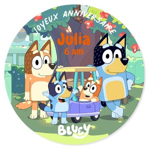 Fotocroc  personnaliser - Bluey Family