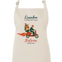 Tablier Adulte  personnaliser - Cuisine italienne