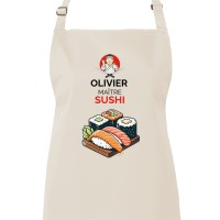 Tablier Adulte  personnaliser - Matre Sushi