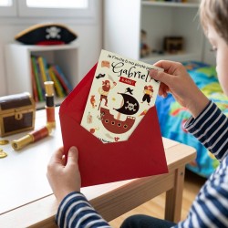 Invitation � personnaliser - Pirate. n�2