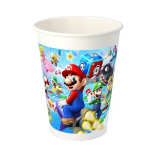 8 Gobelets  personnaliser - Super Mario