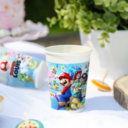 8 Gobelets  personnaliser - Super Mario. n1