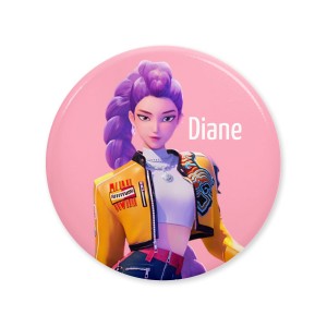 Badge � personnaliser - KPop Demon Hunters Rumi