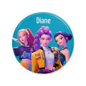 Badge � personnaliser - KPop Demon Hunters Trio