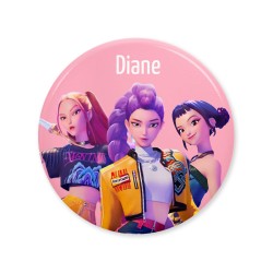 Badge  personnaliser - KPop Demon Hunters Trio. n4