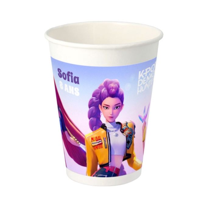 8 Gobelets  personnaliser - KPop Demon Hunters Pastel 