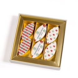 Coffret 6 Calissons personnalisés - Noël Sapin. n°1