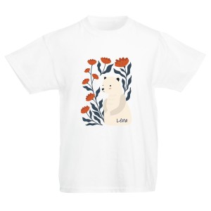 T-shirt à personnaliser - Ourson des Fleurs