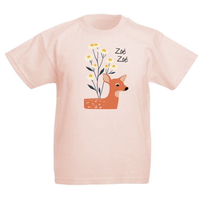 T-shirt à personnaliser - Fleur des Bois