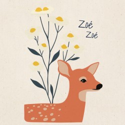 Tote bag à personnaliser - Fleur des bois. n°2