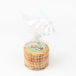 Biscuit personnalis� - Lapin Fleurs de P�ques. n�2