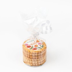 Biscuit personnalis� - Fleurs de P�ques. n�2