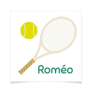 8 Tatouages à personnaliser - Tennis