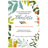 Invitation � personnaliser -  Bloom