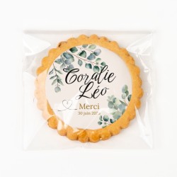 Biscuit personnalis� - Eucalyptus. n�4