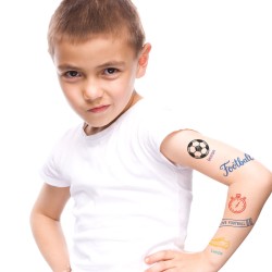 Planche de tatouages � personnaliser - Foot color. n�2
