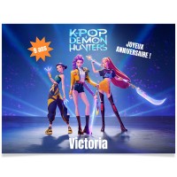 Fotocroc rectangle � personnaliser - KPop Demon Hunters