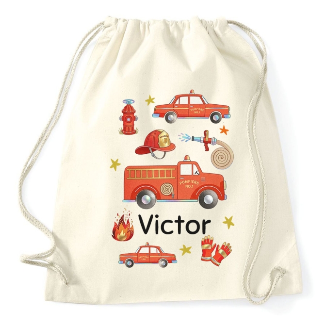 Sac d activités à personnaliser - Pompier