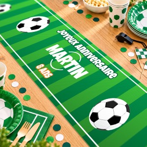 Chemin de table � personnaliser - Foot