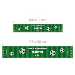 Chemin de table � personnaliser - Foot. n�3