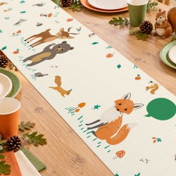 Chemin de table � personnaliser - Animaux de la for�t. n�3