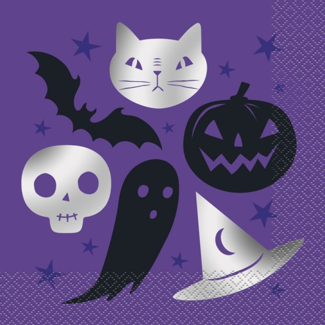 20 Serviettes Halloween Envotantes 