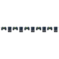Contient : 1 x Guirlande Fanions Gamer Birthday