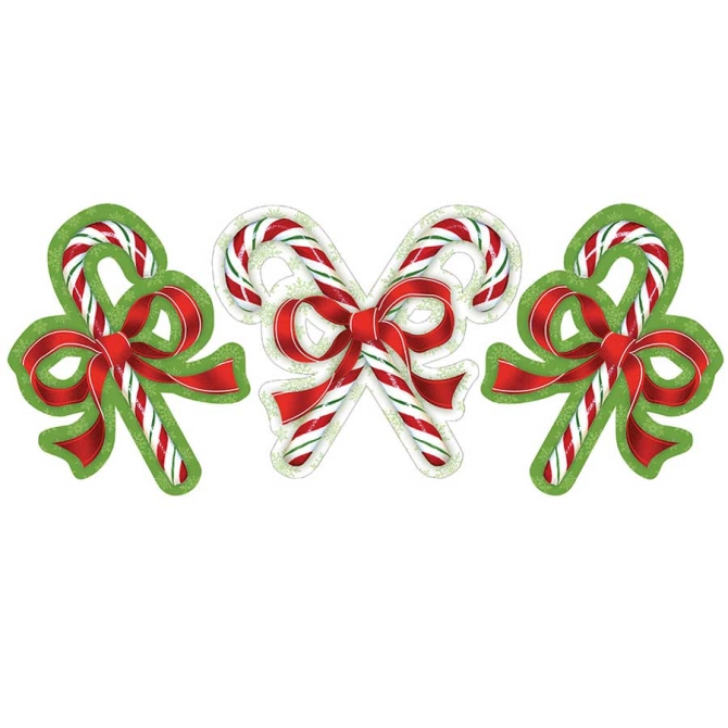 3 Dcorations Christmas Candy 