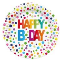 Thme anniversaire Pois Rainbow pour l'anniversaire de votre enfant
