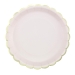 Bote  Fte Festonnes Rose Pastel et Or. n1