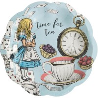 Thme anniversaire Alice Vintage Bleu pour l'anniversaire de votre enfant