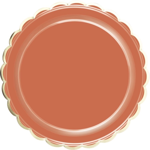 Mga Bote  Fte Festonnes Terracotta et Or 