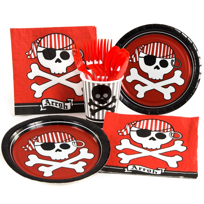 Bote  fte Pirate Rebel Rouge 