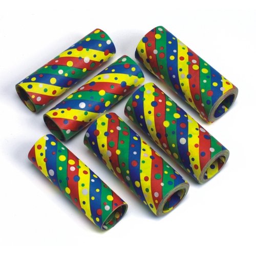 Serpentins à Lancer Multicolores - Lot De 10 - Pour Fête, Mariage, Anniversaire, Noël